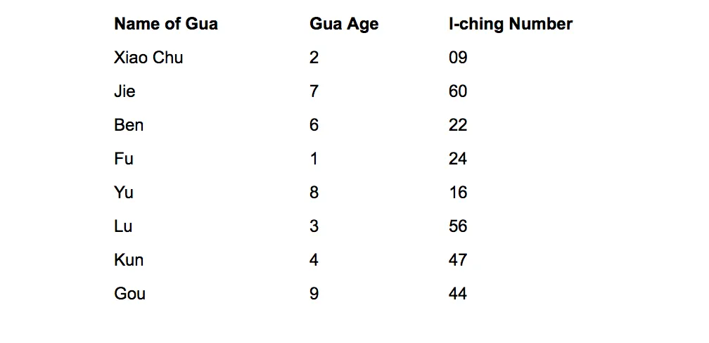 Jiang Dong Gua 8 Diagram