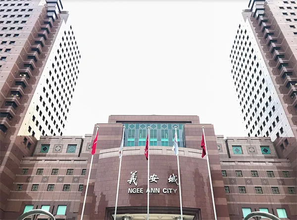 Ngee Ann City - Castle-like, Fire/Earth Element